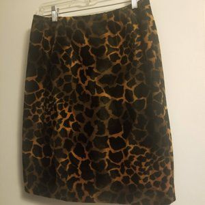 Animal Print Skirt